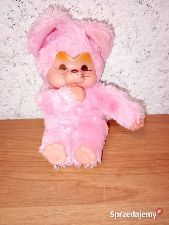 maskotka monchhichi różowa Szczecinek sprzedam