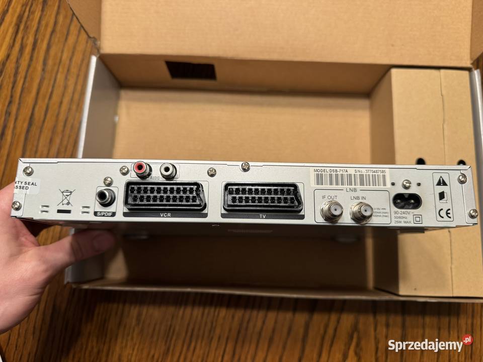 Dekoder Cyfrowy Polsat Echostar DSB717A Woźniki