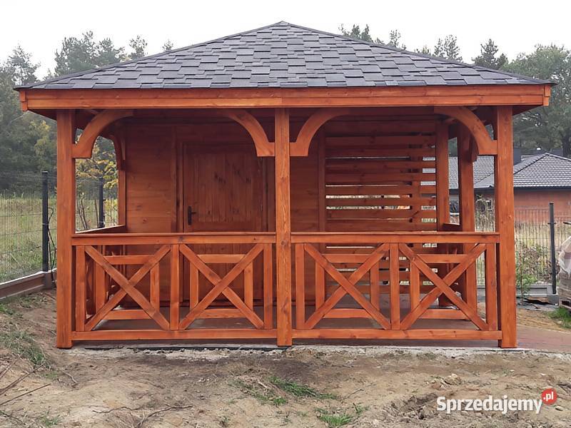 Domek domeczek letniskowy Staś 4x4m altana Parzymiechy