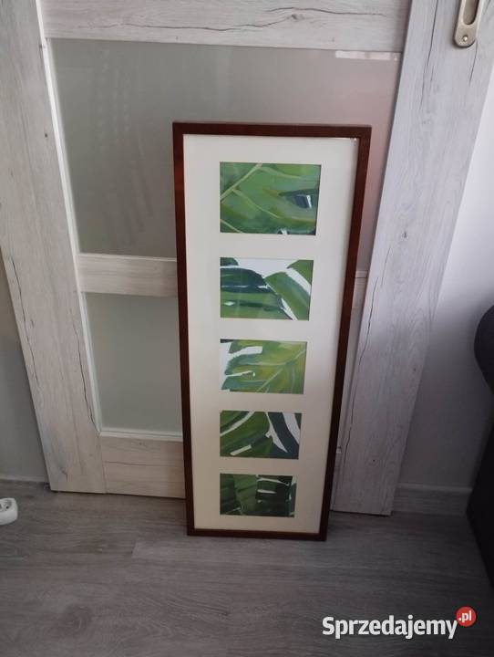 Obraz brązowa rama 91 32 Łódź
