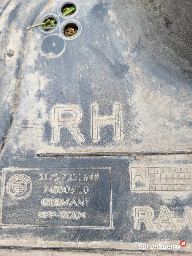 BMW 5 G30 G31 OSŁONA PODWOZIA TYLNA PRAWA