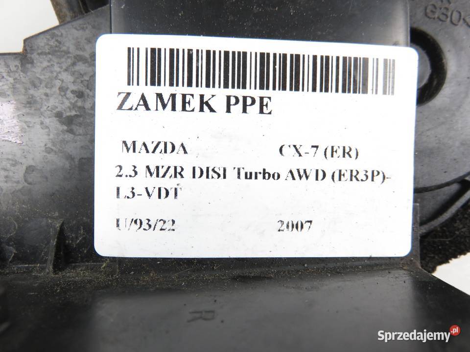 ZAMEK PRAWY PRZEDNI MAZDA CX7 sprzedam