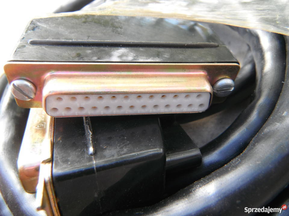 Przedłużacz DB25 Unitra kabel łączówka 25 pinów mazowieckie