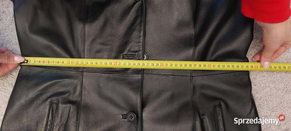 Skórzany płaszcz damski rozmiar XL stan Inny rodzaj Sochaczew