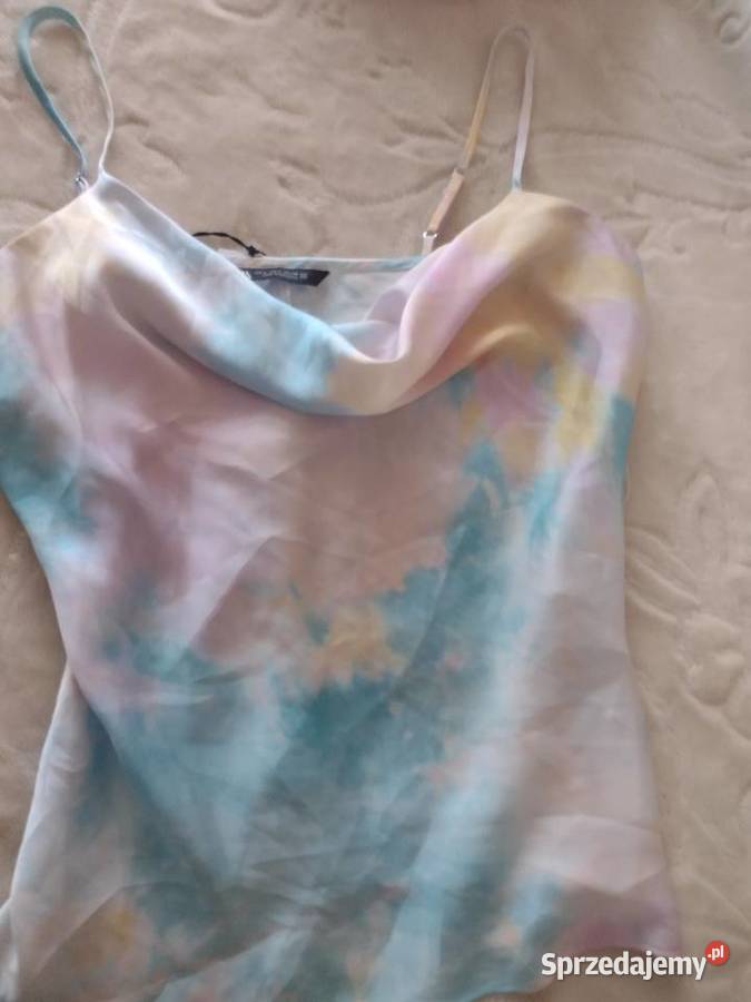 40L ZARA Pastelowa Ekskluzywna bluzka z Madrytu Kraków
