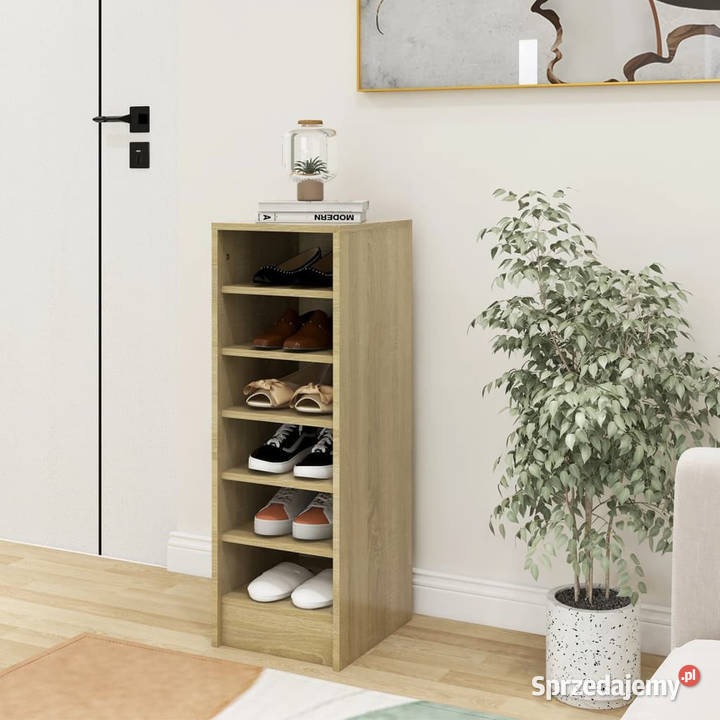 Szafka na buty dąb sonoma 315x35x90 WM809002 Warszawa