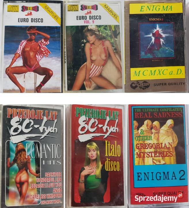kasety Marvel Euro Disco Przeboje lat 80 Enigma Kielce