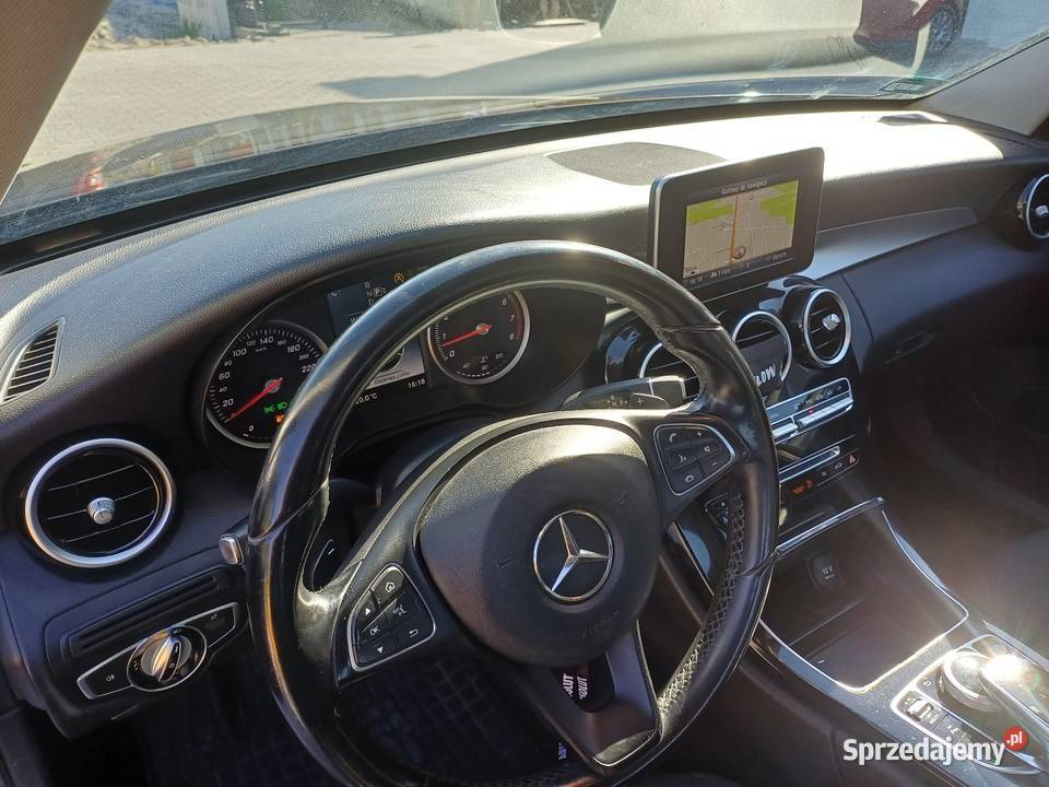 Mercedes w205 c180 benzyna brąz automat krajowy ESP Klasa C mazowieckie Janki