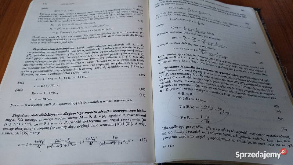 Fale Frank S Crawford 1973 fizyka, astronomia Gdańsk