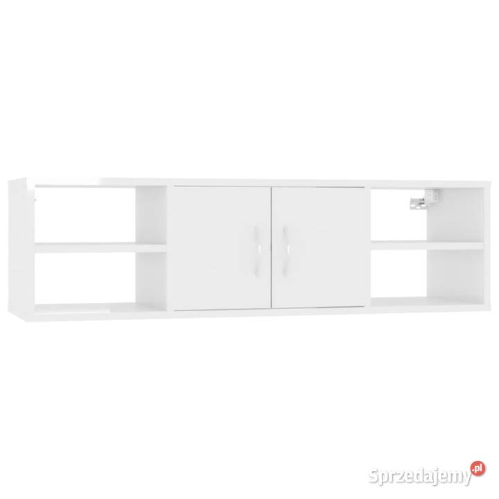 Półka ścienna wysoki połysk biała 102x30x29 Warszawa