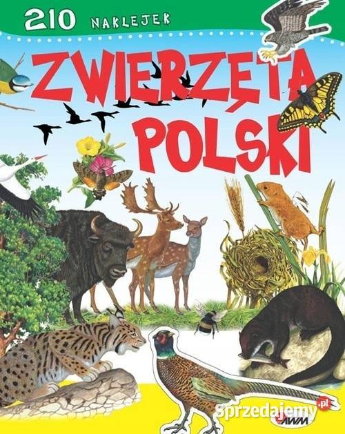 Książka Zwierzęta Polski z naklejkami Robert Lublin sprzedam