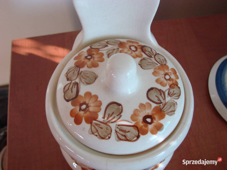 Włocławek fajansowy ścienny pojemnik Pozostałe Pruszcz Gdański