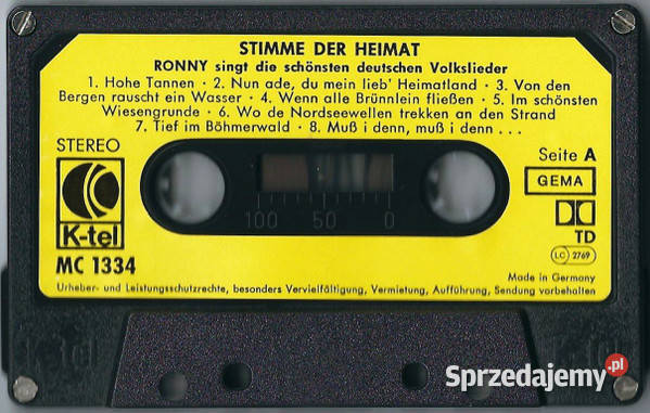Ronny Stimme Der Heimat kaseta Gliwice sprzedam