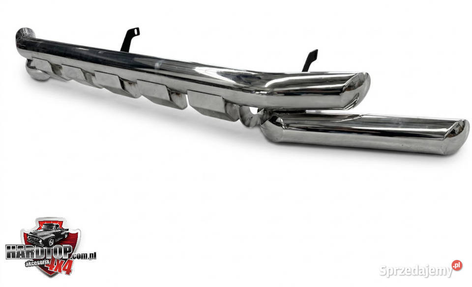 Orurowanie przednie TOYOTA HILUX 2021 76mm Chrom osobowe Pasłęk