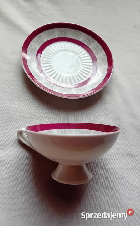 Filiżanka duo von SchierholzPlaue Sygnatura z Porcelana i szkło