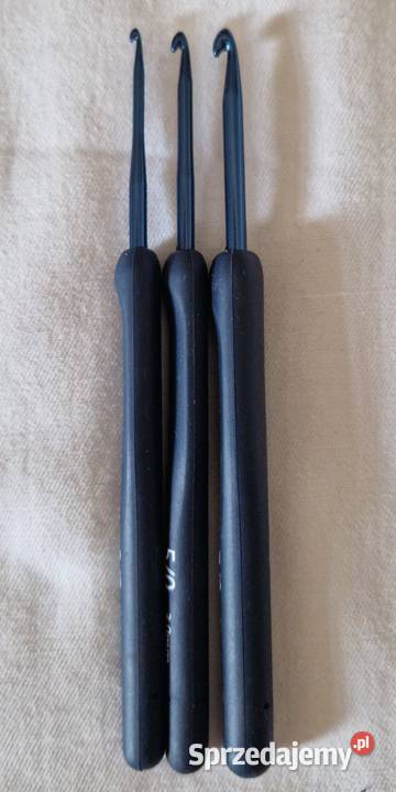 3 stalowe szydełka z silikonowym antypoślizgowym mazowieckie Warszawa