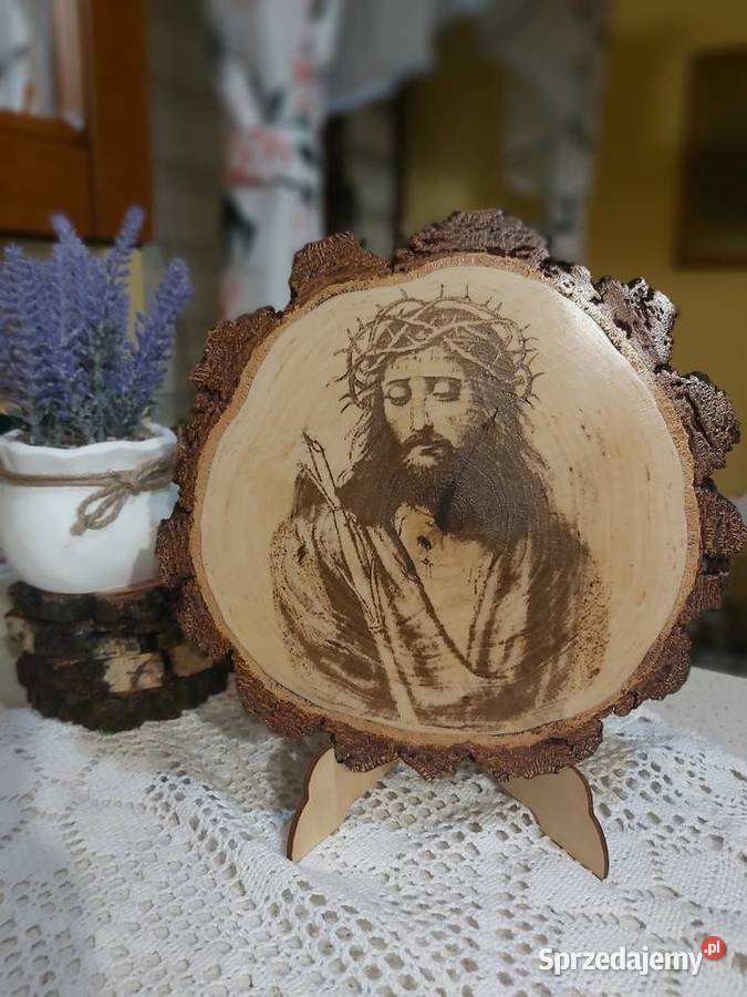 Obrazki wypalane w drewnie Dobrzechów