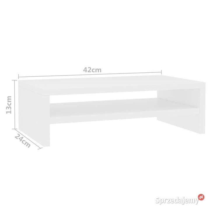 Podstawka na monitor biała 42x24x13 materiał mazowieckie Warszawa