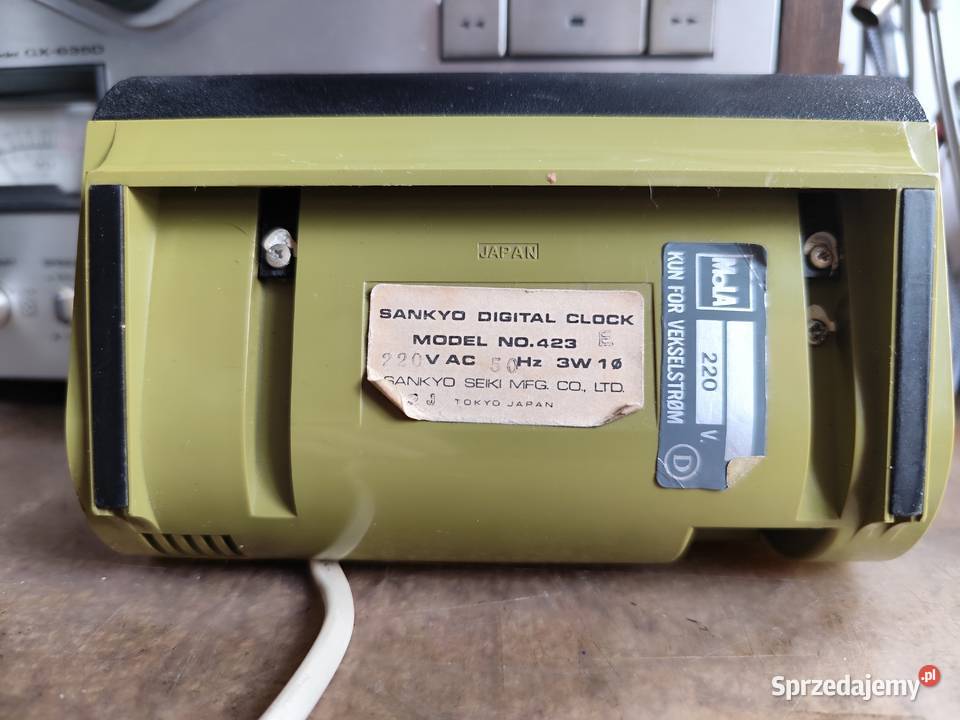 japoński zegarek budzik Sankyo 423 Grabowo sprzedam