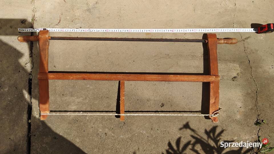 Stara piła stolarska ramowa