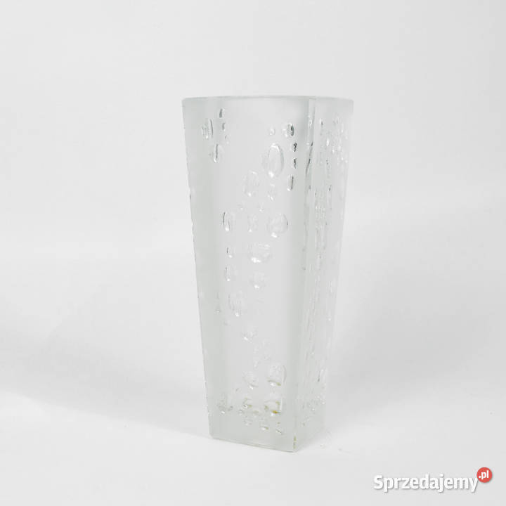 Szklany Wazon H23200 HSG Hortensja Polska lata Ceramika i szkło Warszawa