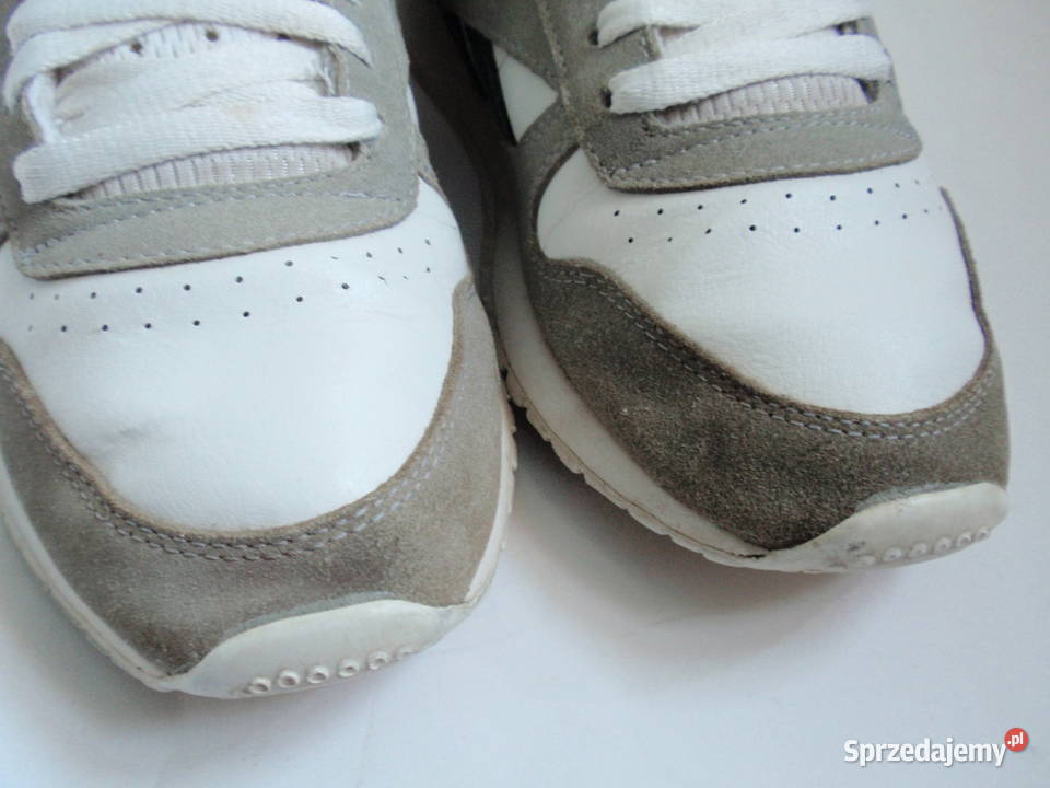 Buty Reebok classic Leather biało szare EUR 405 Kielce