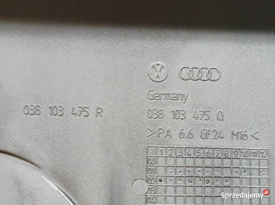 POKRYWA ZAWORÓW 038103469S 19 TDI VW Volkswagen osobowe Głowice cylindrów świętokrzyskie