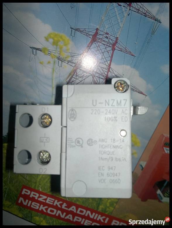 Moeller UNZM7 undervoltage trip Dąbrowa Górnicza