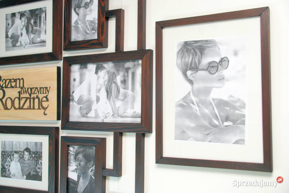 Galeria Multirama z drewna Ramka na zdjęcia Foto Wrocław