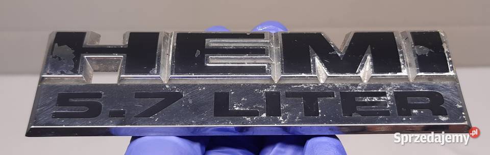 EMBLEMAT LOGO ZNACZEK HEMI 57 LITER ORYGINAŁ Mielęcin sprzedam