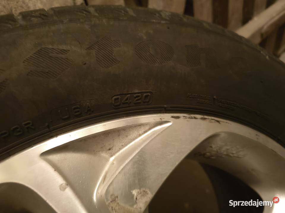 Komplet alufelgi peugeot 508 firestone Kraków sprzedam