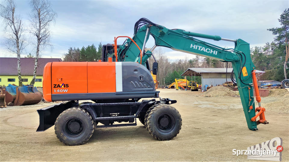 Koparka kołowa Hitachi ZX 140 W3 2012r 16t Koła Ostrowiec Świętokrzyski