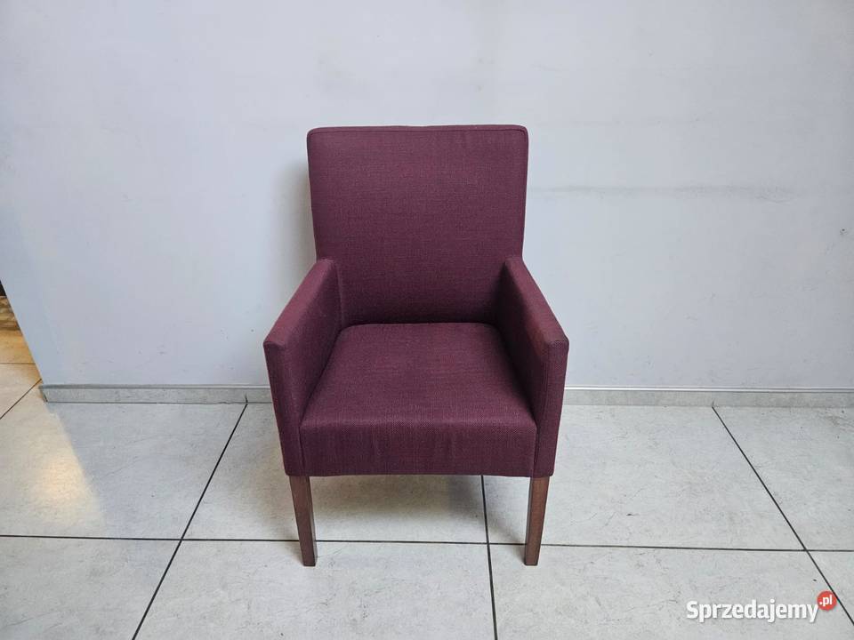 Burgundowy fotel ładne i solidne wykonanie Pszczyna sprzedam