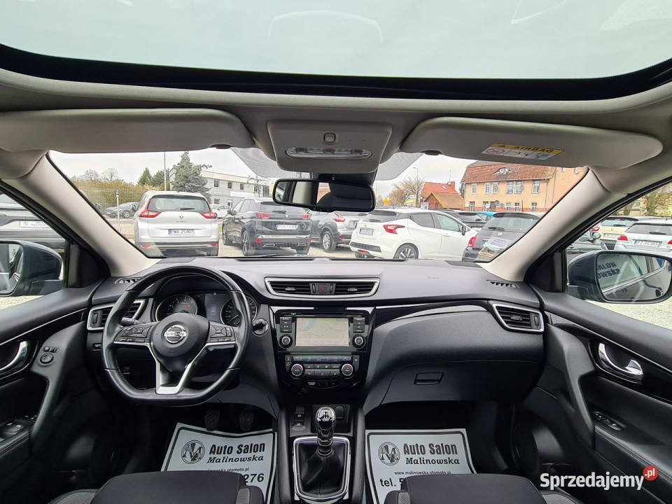 Nissan Qashqai SzklanyDach Navi 2xPDC Kamera 360 światła przeciwmgielne Wągrowiec