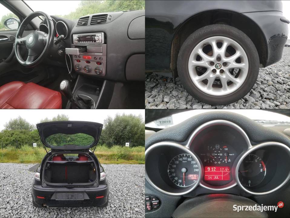 Alfa Romeo 147 z Niemiec rzadkość czerwskóra benzyna Tarnów