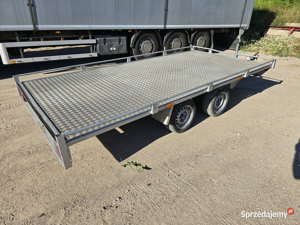 Przyczepa laweta BLYSS AH27 DMC 3000 ładowność Rudolfowo