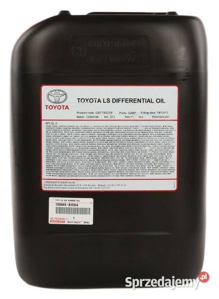 TOYOTA Olej przekladniowy do dyferencjalu 85W90 Kąty Wrocławskie