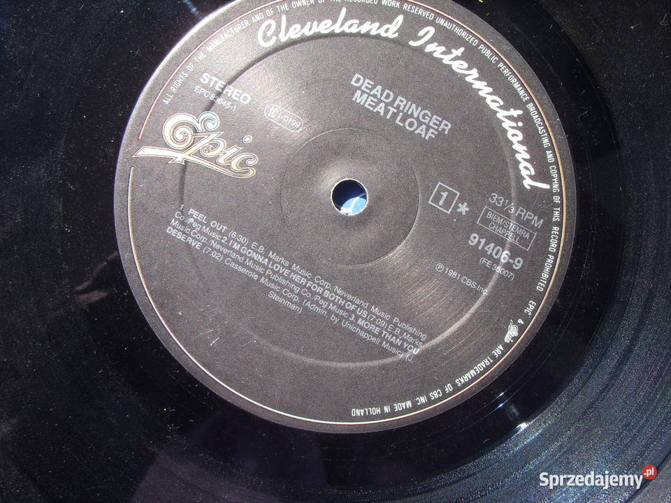 Winyl LP MEAT LOAFDEAD RINGER 1981 Wołów