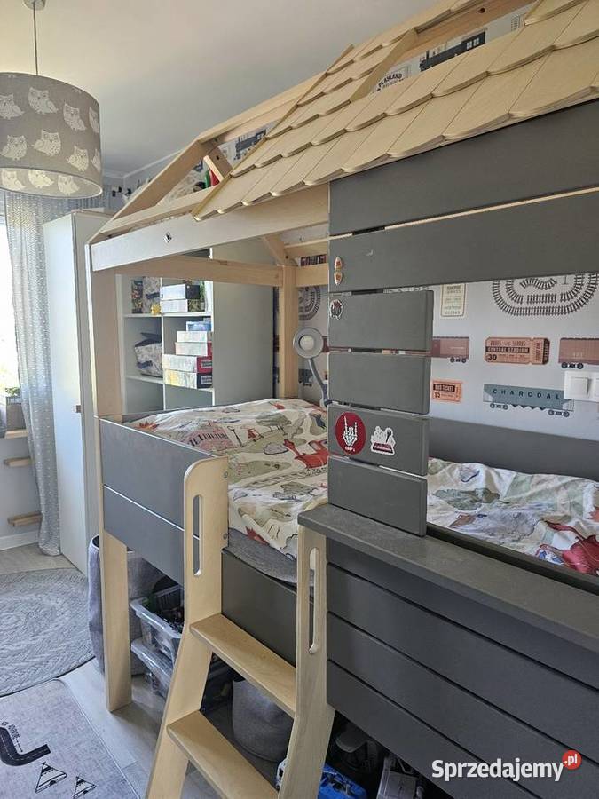 Łóżko 90x200 dziecięce lite drewno stan idealny Poznań