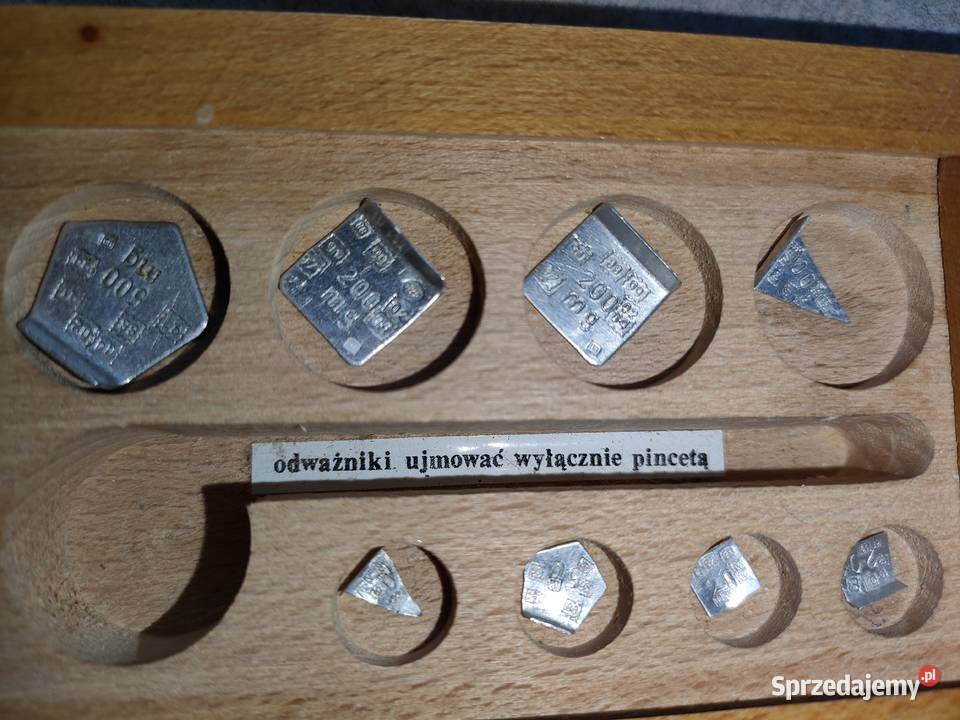 Odważniki handlowe APTECZNE o masie 10mg do Bielsko-Biała