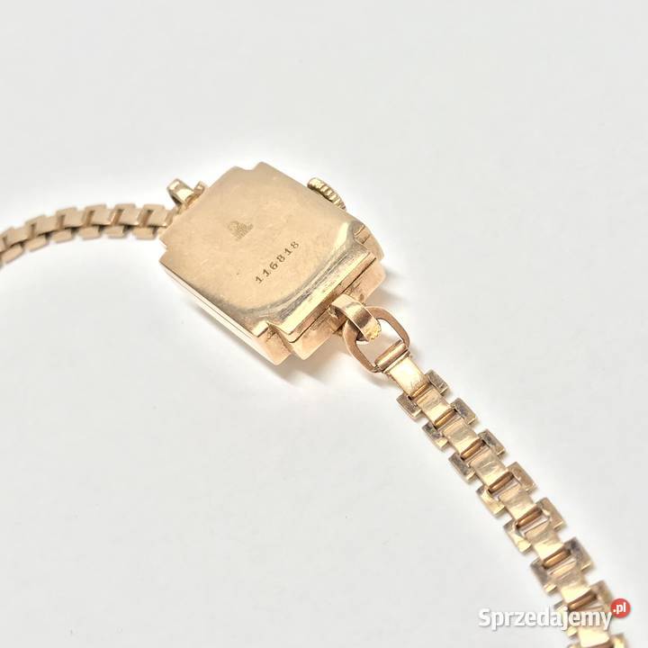Złoty ZEGAREK damski 585 14K ZSRR Zaria CUDOWNY mazowieckie Warszawa sprzedam
