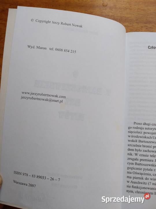 O Bartoszewskim bez mitów Nowak Jerzy Robert Książki naukowe i popularnonaukowe Wrocław