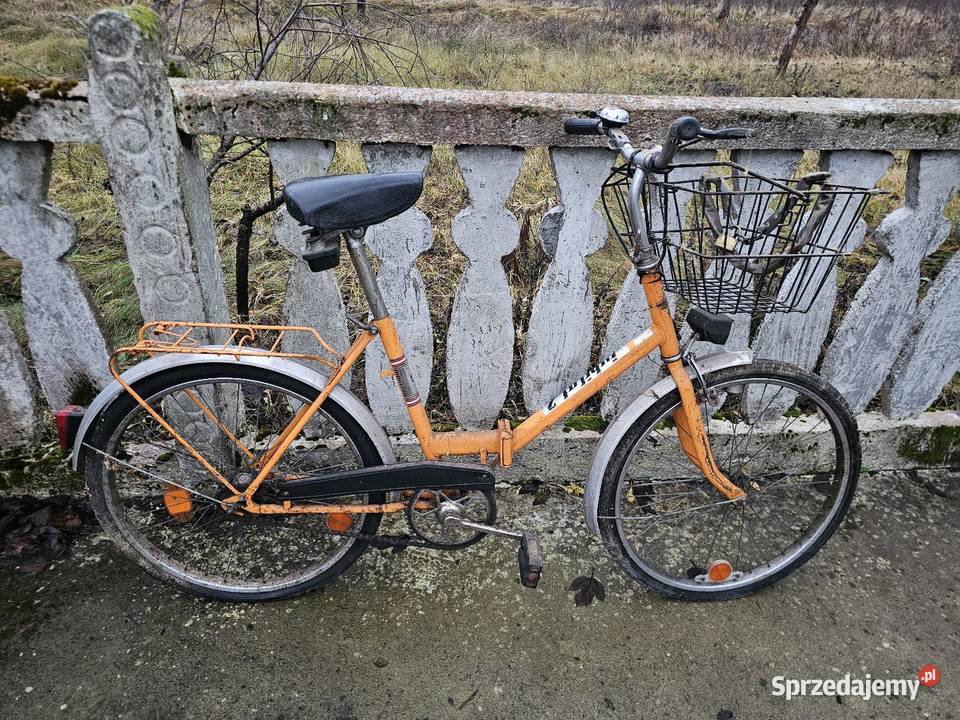 Rower jubilat 7 składany PRL Czersk