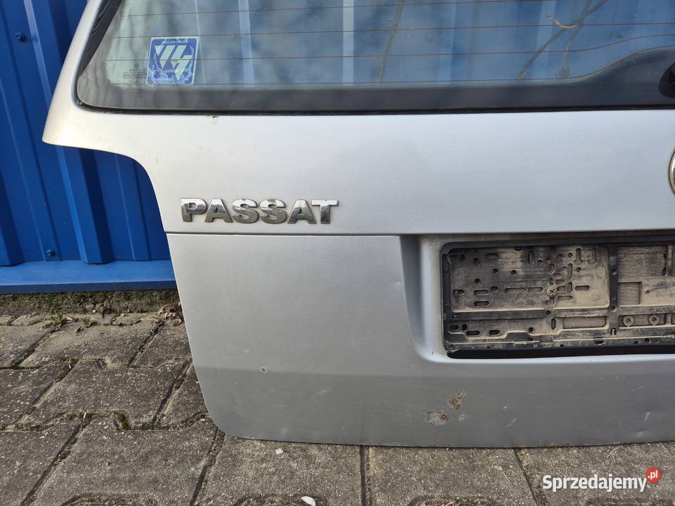 KOMPLETNA KLAPA BAGAŻNIKA TYŁ VW PASSAT B5 FL Działoszyce