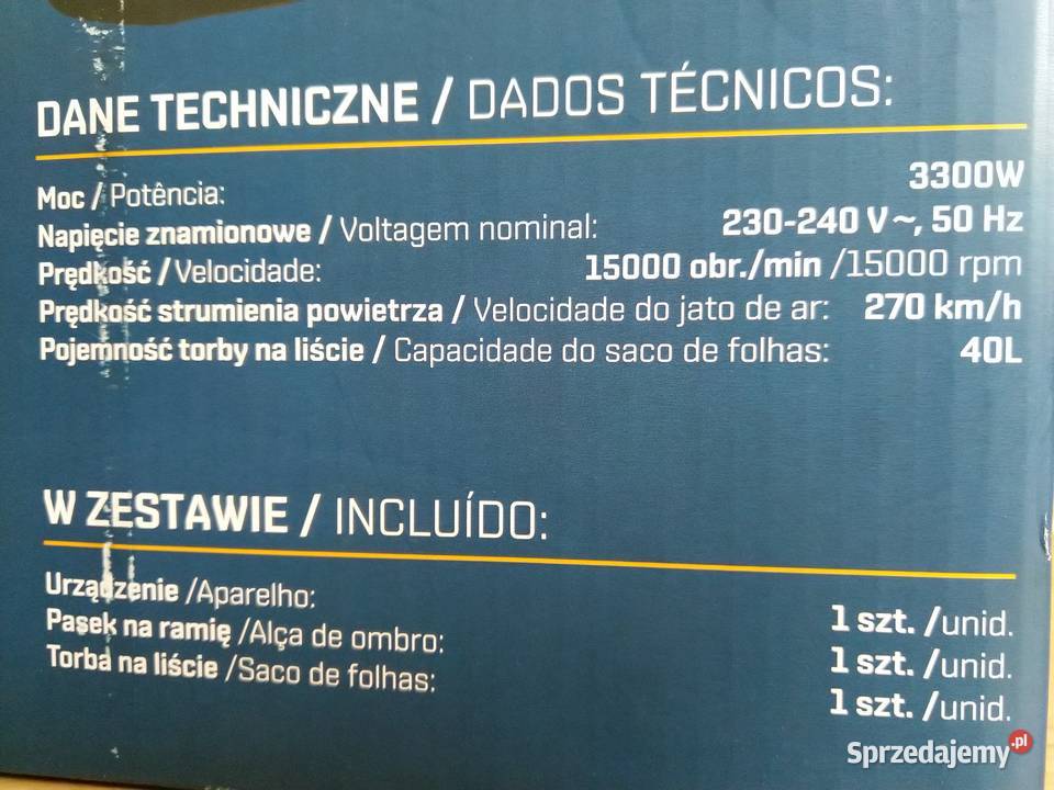 NAJTANIEJ Odkurzacz Do Liści Dmuchawa śląskie