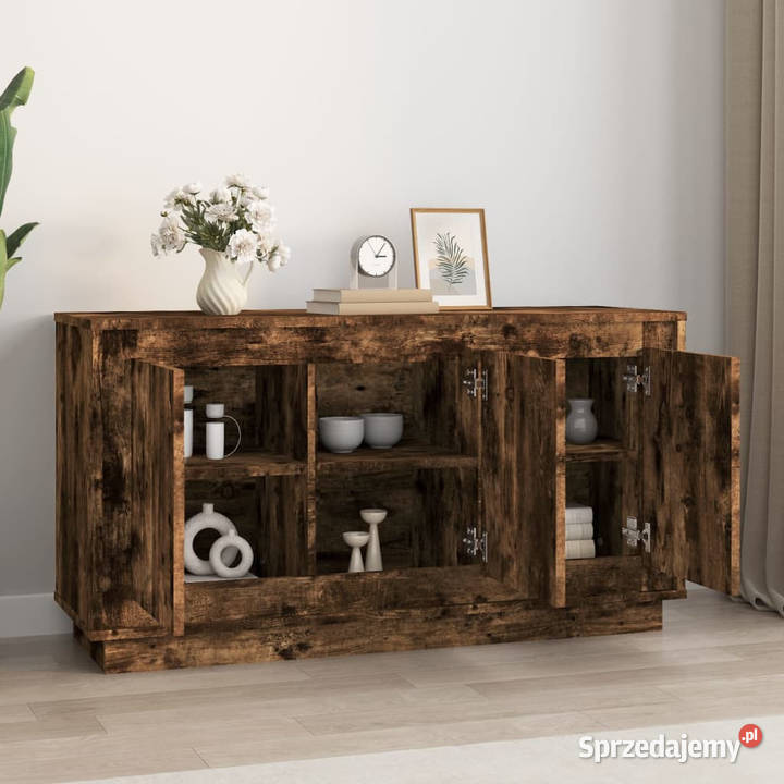 Szafka przydymiony dąb 102x35x55 materiał