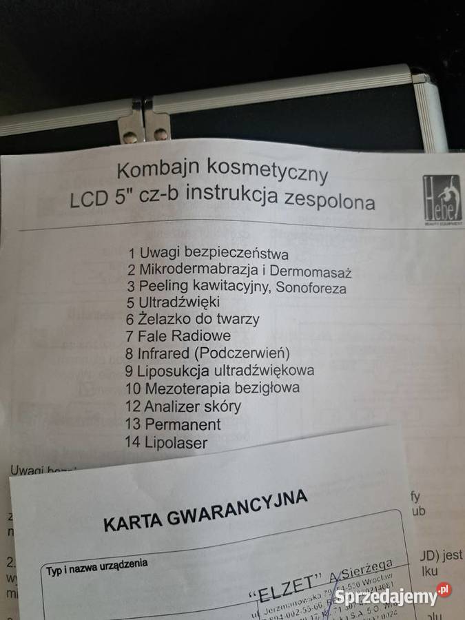 Kombajn kosmetyczny nowy Stegna