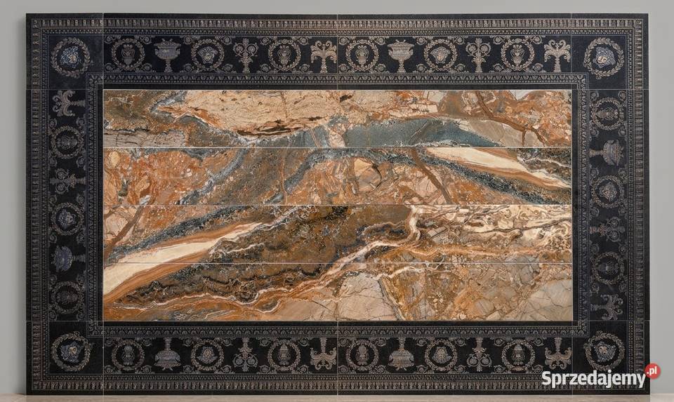 Płytki gresowe Versace Rosso Venezia 15x120 Kraków