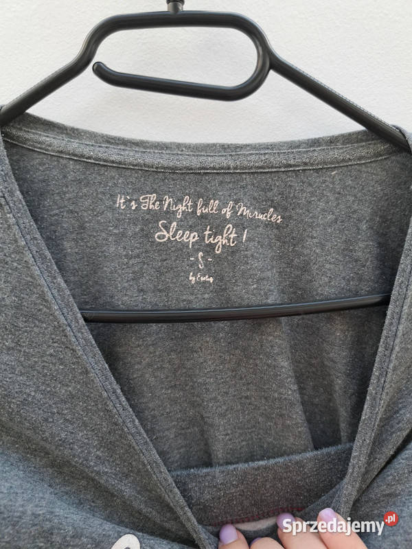 Szara piżama Esotiq z sową rozmiar S