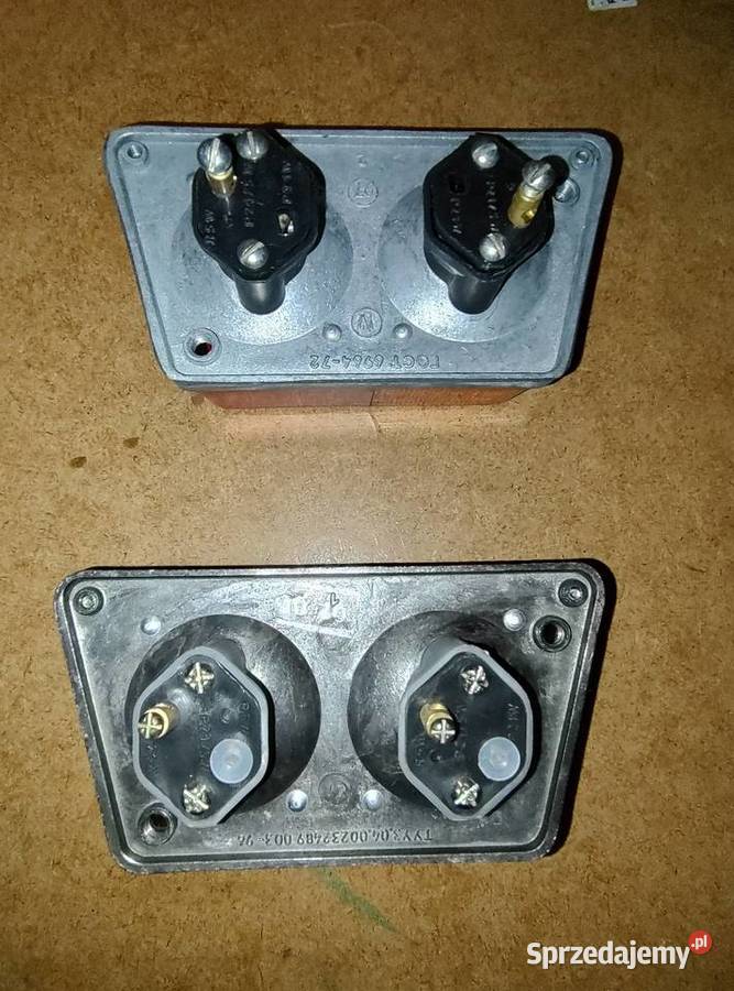 Nowe lampki na błotnik bocznego wózka Dniepr MT Oświetlenie